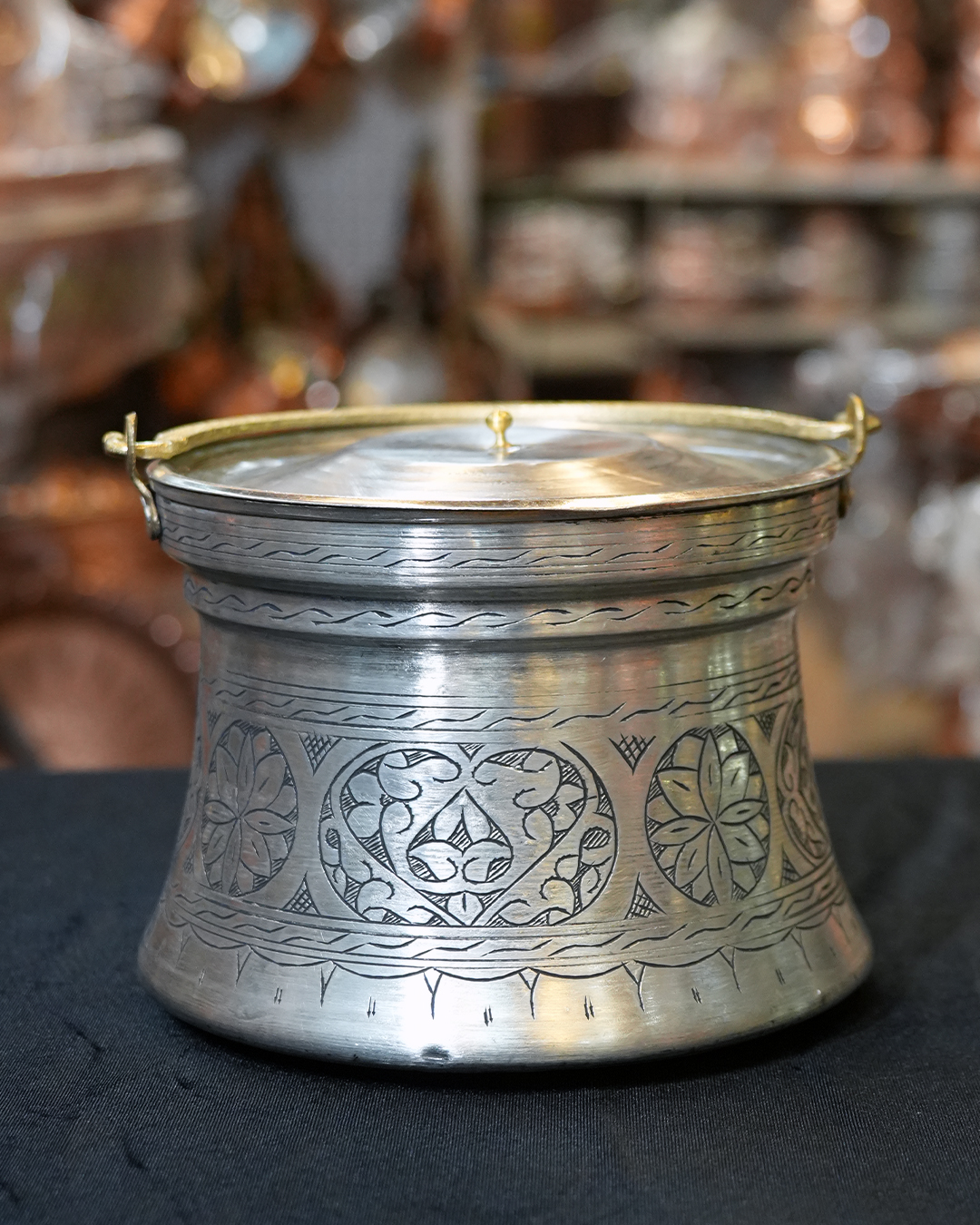 Özel İşlemeki Kova(kalaylı)